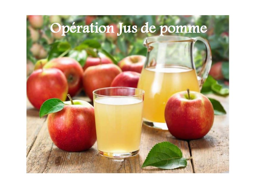 Opération Jus de pomme : Permanences pour récupérer vos commandes