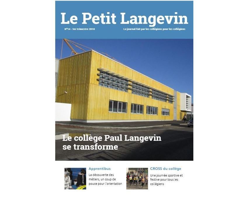 Le petit Langevin N°14 (1er trimestre 2018), à lire sans modération…