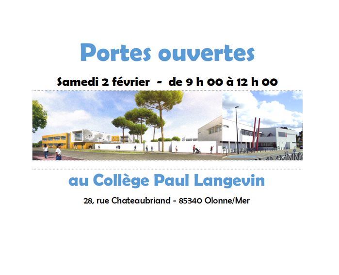 Journée portes ouvertes au collège Paul Langevin