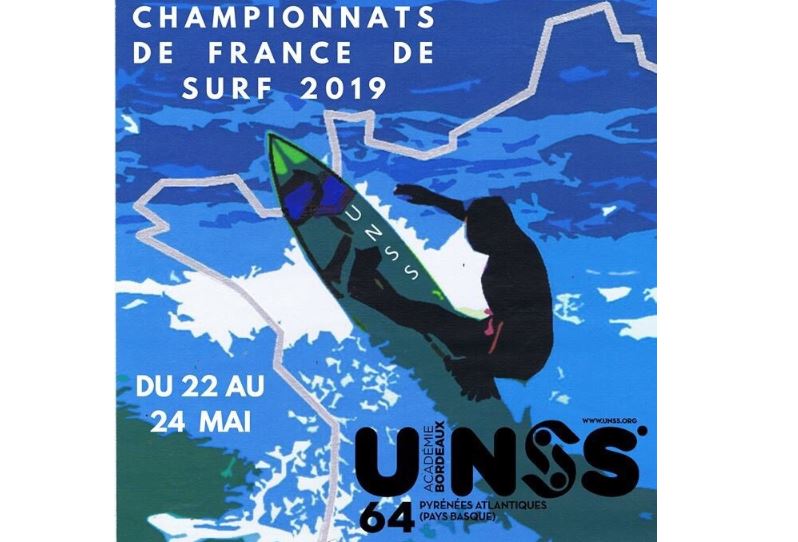 Finale du championnat de France UNSS de surf 2019