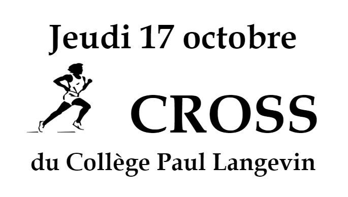 Cross du collège le jeudi 17 octobre