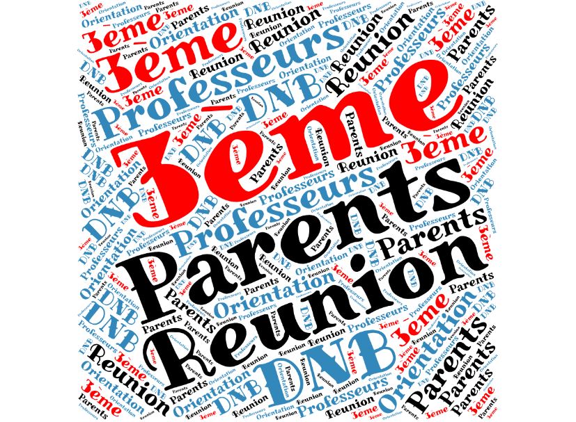 Réunion Parents 3ème : Orientation, DNB (Lundi 14 octobre)