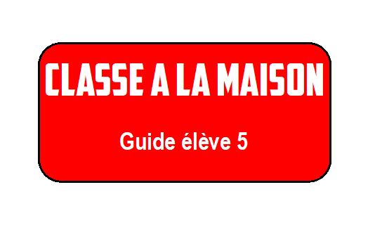 Guide élève : Manuels numériques