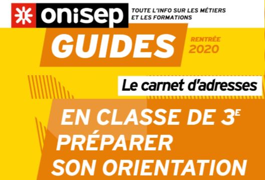 En classe de 3e préparer son orientation – Guide élève » – Rentrée 2020