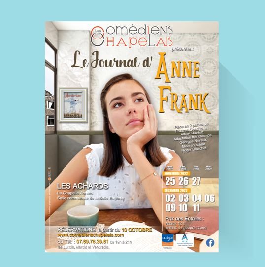 Pièce de théâtre : Le journal d’Anne Franck (des élèves du collège à la représentation des comédiens Chapelais)