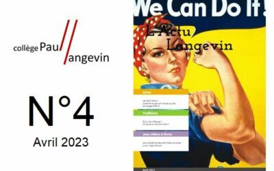 Journal du collège : L’actu Langevin N°4 (Avril 2023)