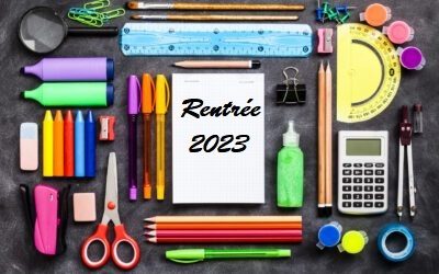 Organisation de la rentrée scolaire 2023 et listes des fournitures scolaires