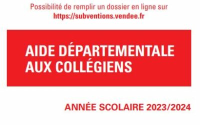 Aide départementale 2023/2024