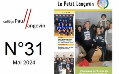 Journal du collège : Le petit Langevin N°31 (Mai 2024)